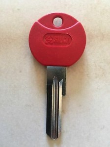 1-Schlüsselrohling-Schlüssel-Rohling-Fahrradschloss-Fahrradschlüssel-Trelock